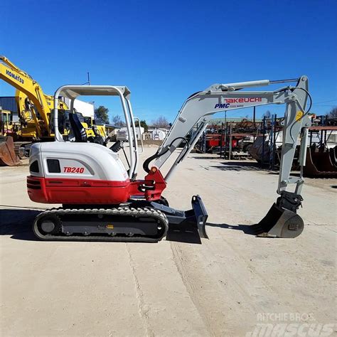 2015 takeuchi tb240 mini excavator specs|tb240 takeuchi for sale.